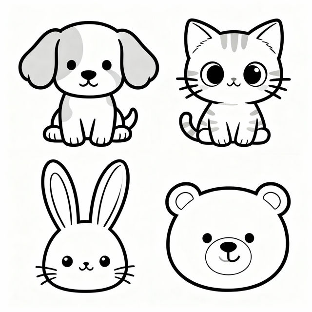 Easy Animal Drawings gallery