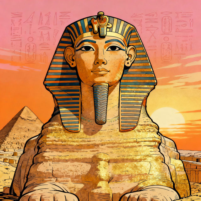 Egypt Drawings - AI Generated Art gallery