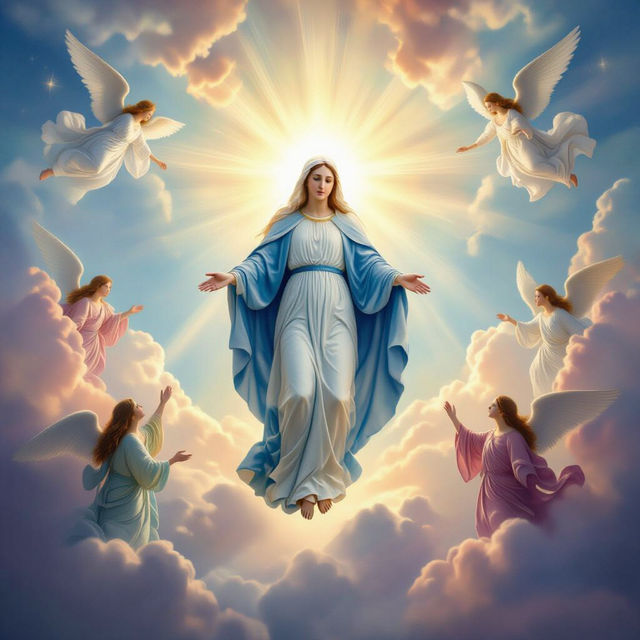 Assumption of Mary Images - Created with AI gallery