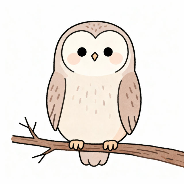 Easy Simple Owl Drawings gallery