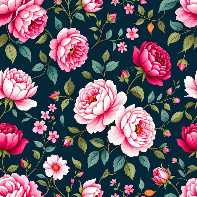 Floral Wallpaper Phone - AI Generated gallery