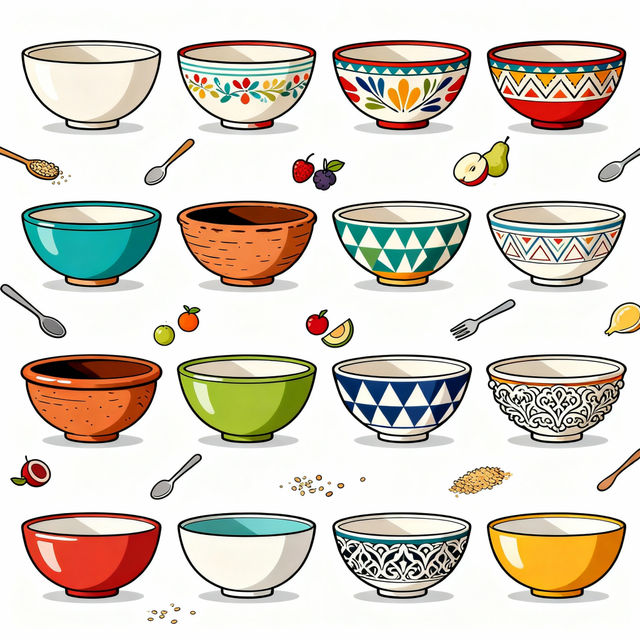 Bowl Clip Art - Made With AI gallery