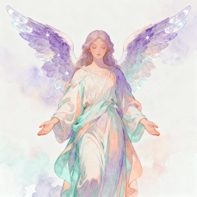 Beautiful Angel Drawings - Easy AI Creations gallery