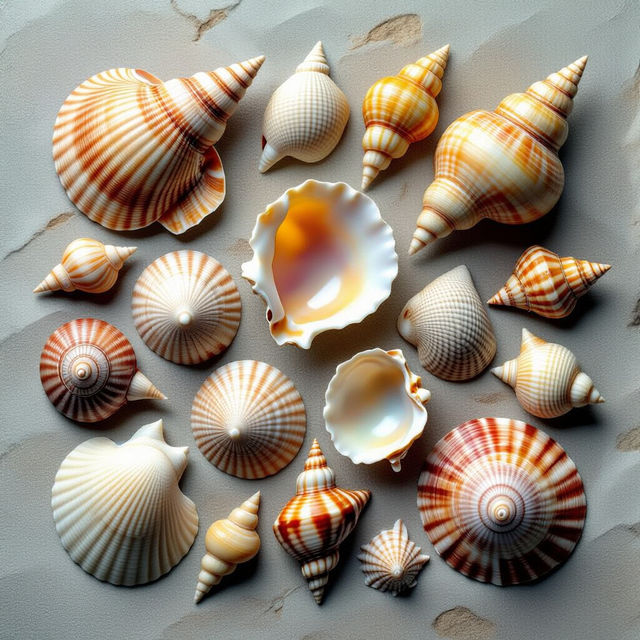 Seashell Wall Art - AI Generated gallery