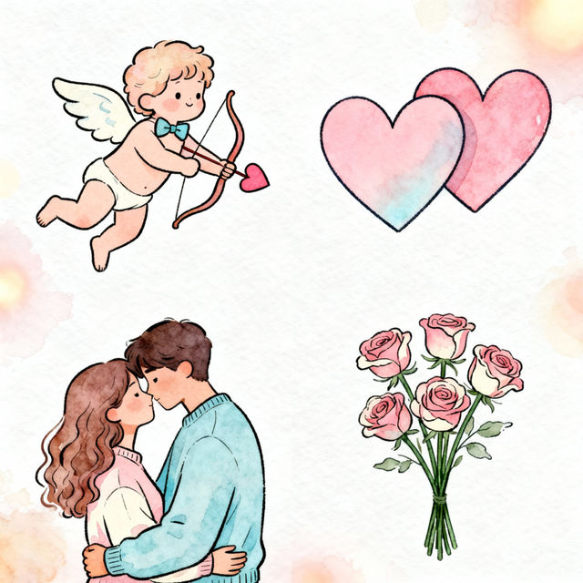 Simple Valentines Drawings gallery