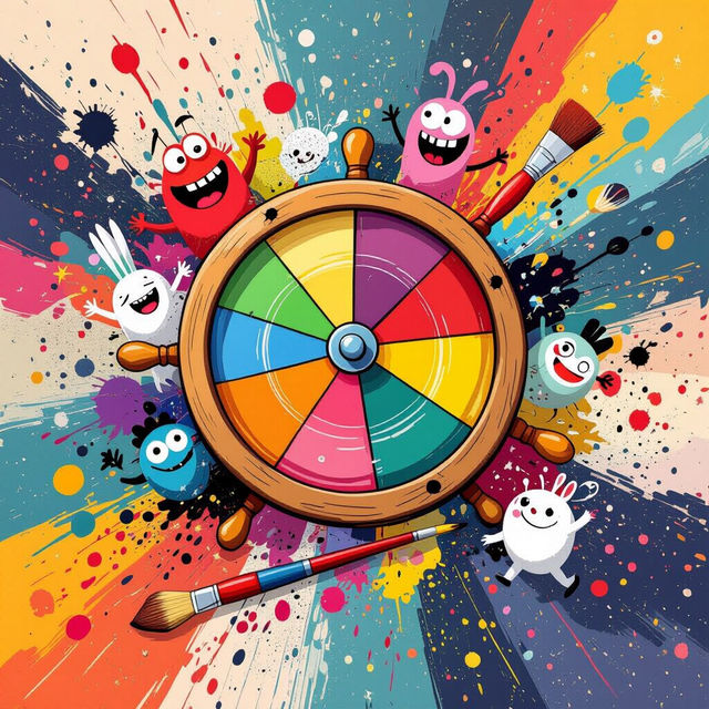 Spin The Wheel Drawing Challenge Art gallery