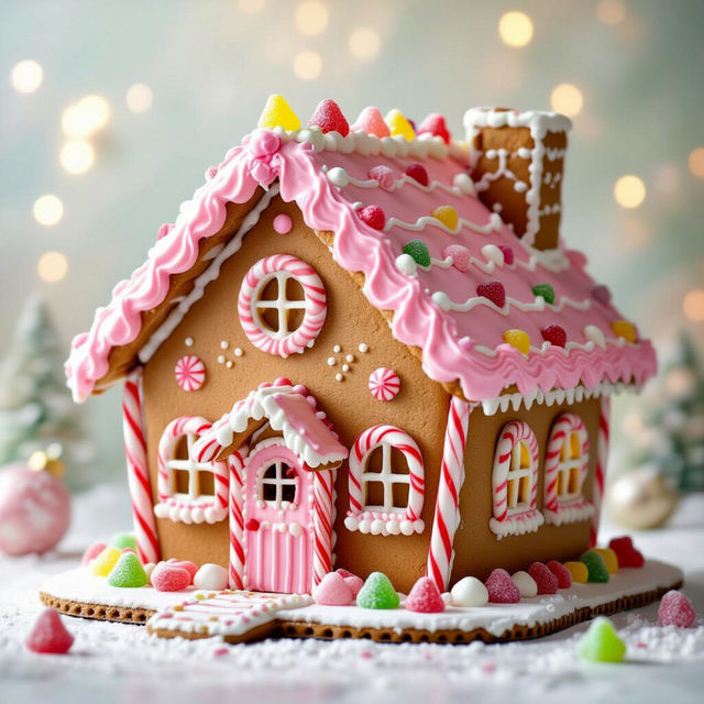 Pink Gingerbread Wallpaper gallery