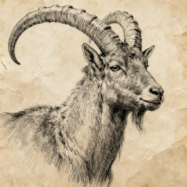 Horn Drawings - AI Generated gallery