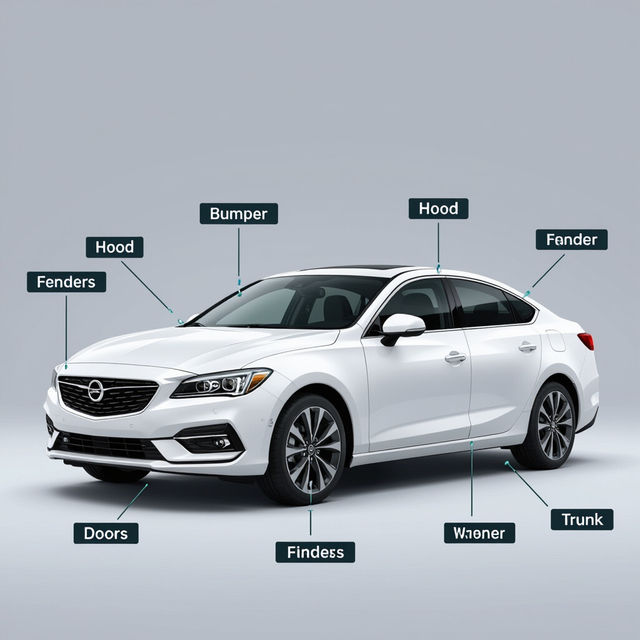 Exterior Car Body Parts Names With Pictures gallery