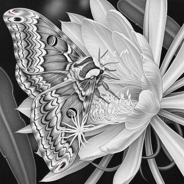 Explore a Moth Drawing Gallery gallery