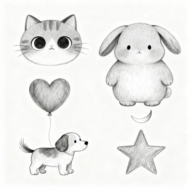 Pencil Cute Easy Drawings gallery