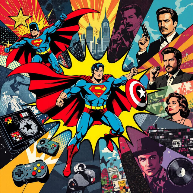 Pop Culture Wall Art - Made With AI gallery