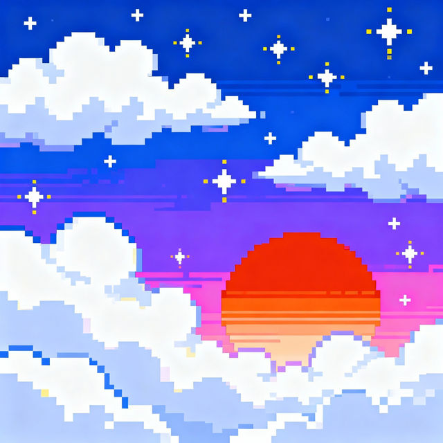 Pixel Art Sky gallery
