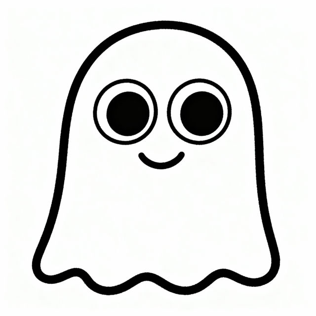 Easy Ghost Face Drawing gallery