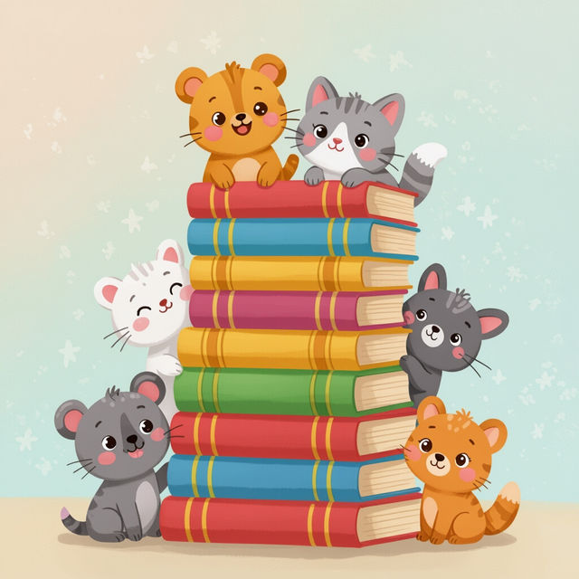 Cute Book Wallpapers - Made With AI gallery