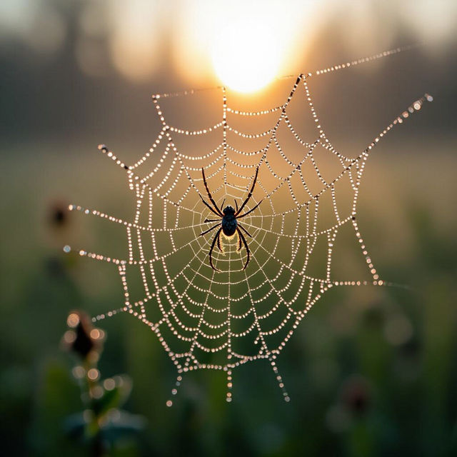 Spiderweb Wallpapers - AI Generated gallery