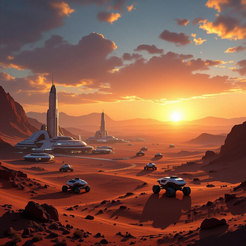 Mars Art Gallery - AI Generated Sci-fi Landscapes