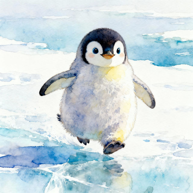 Penguin Drawings - AI Generated gallery