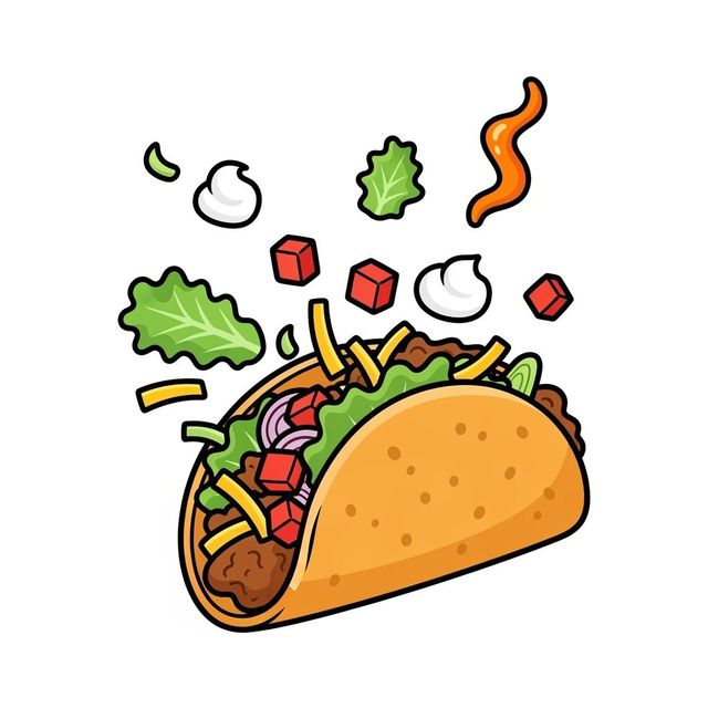 Create Your Own Taco Clip Art gallery