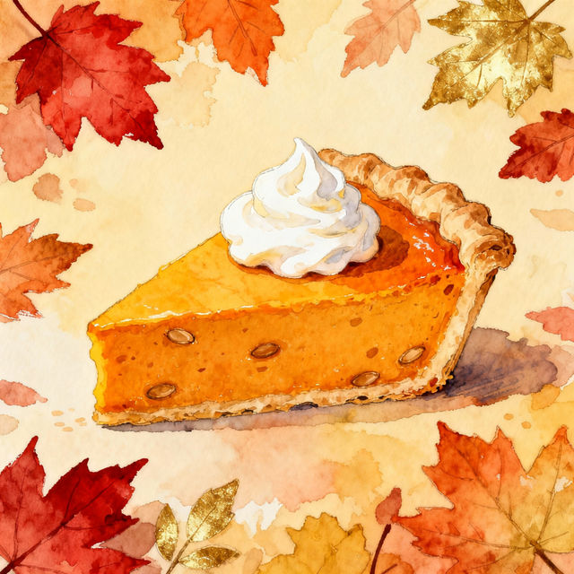 Pumpkin Pie Drawings - Made With AI gallery