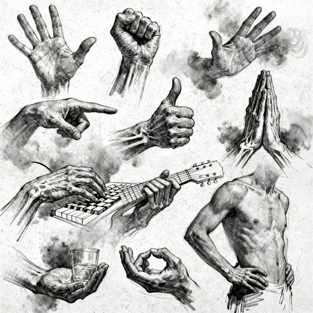 Sketch Hands - Generated by AI gallery