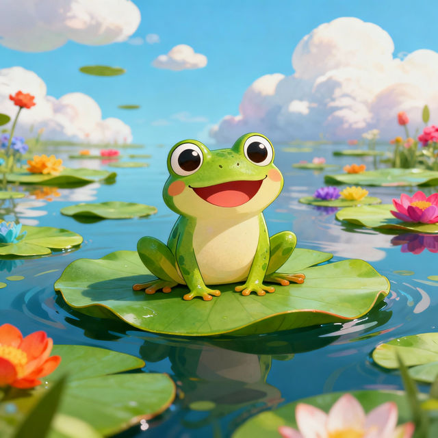 Cartoon Frog Drawings gallery