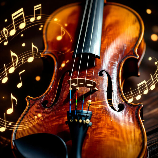 Violin Wallpaper - Made With AI gallery