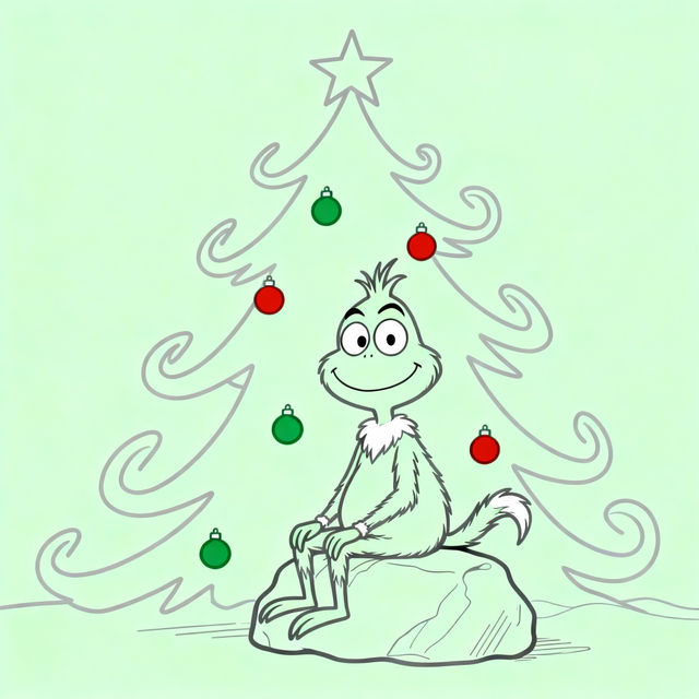 Easy Grinch Drawings gallery