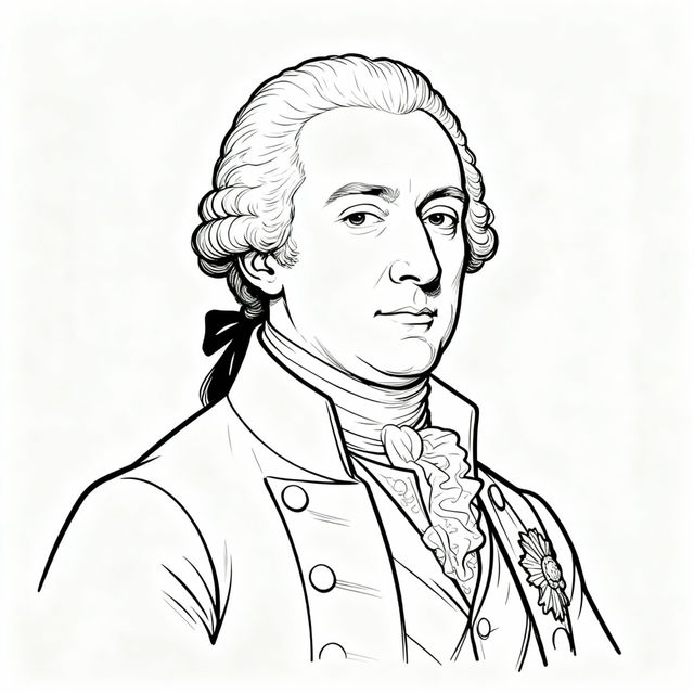 King George III Drawing - Easy AI Art gallery