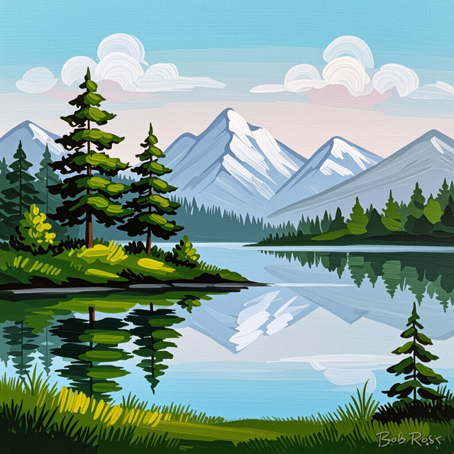 Bob Ross Art Supplies - AI Generated gallery