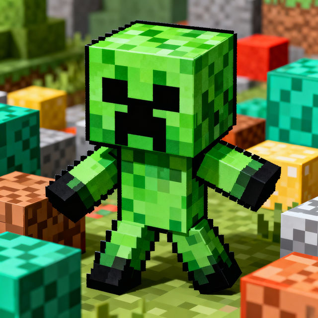 Minecraft Creeper Pixel Art gallery