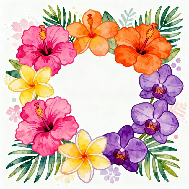 Hawaiian Flowers Clip Art gallery