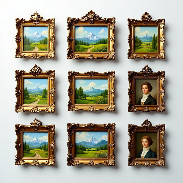 Mini Picture Frames - AI Generated gallery
