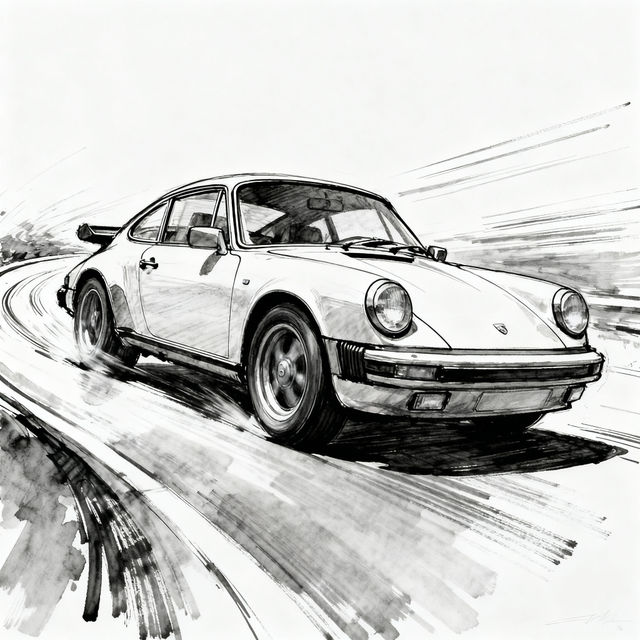 Porsche Sketch gallery