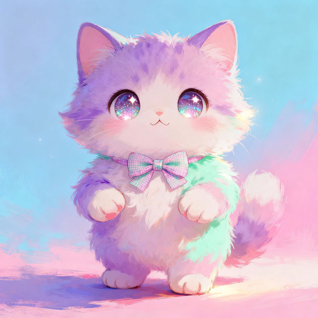Anime Kawaii Cute Cat Drawings gallery