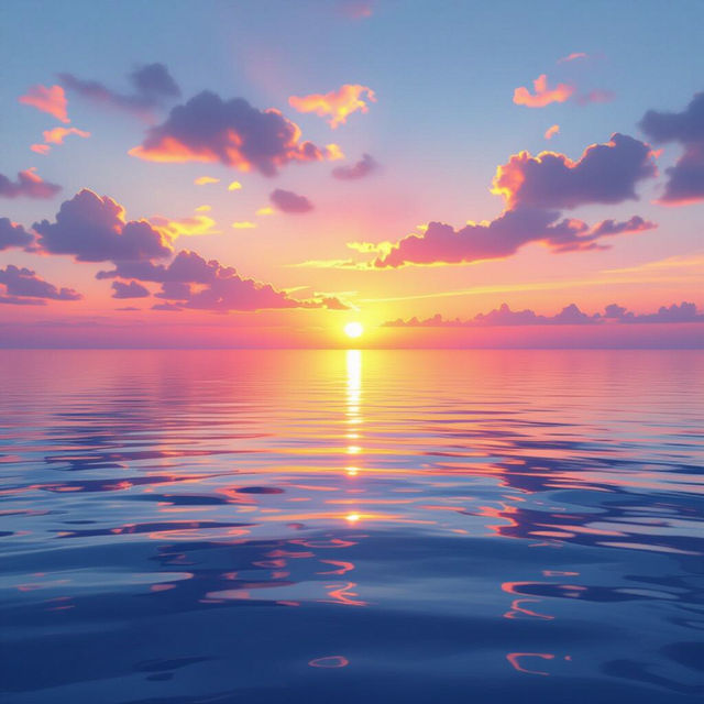 Pretty Sunset Pictures - AI Generated gallery