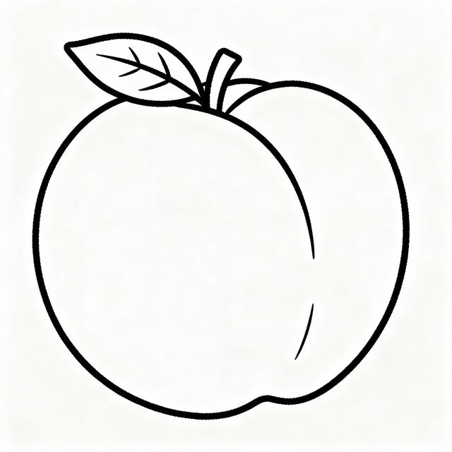 Peach Drawing Easy gallery