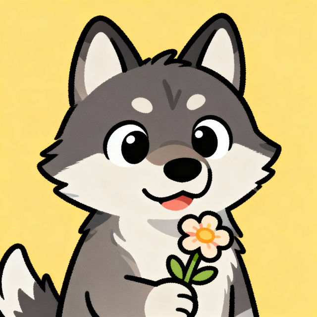 Wolf Cartoon Drawings - Made With AI gallery