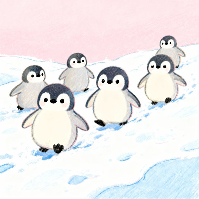 Cute Penguin Drawings - Made With AI gallery