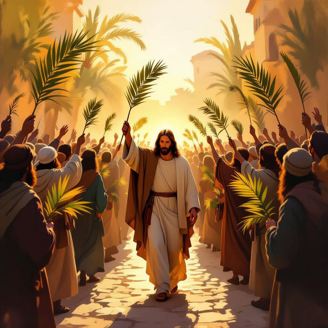 Palm Sunday Images - AI Generated gallery