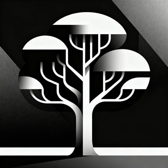 Tree Clip Art Black And White gallery