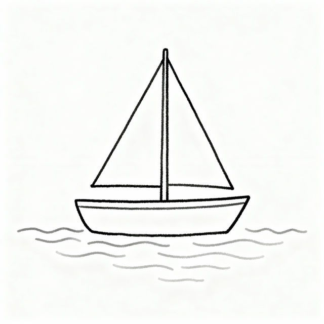 Easy Boat Drawings - Made With AI gallery