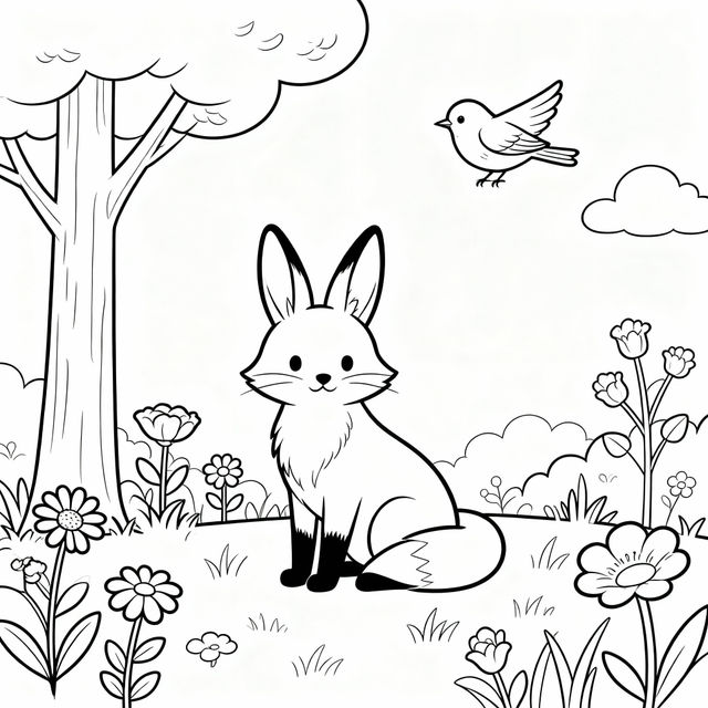 Easy Coloring Pictures - Made With AI gallery