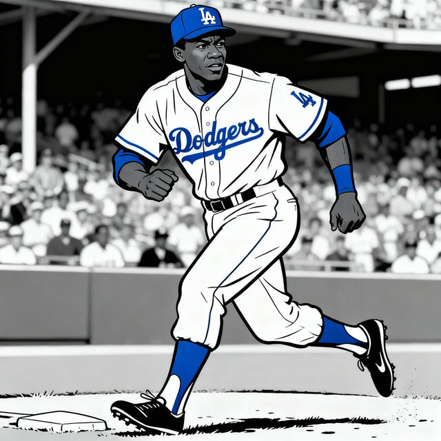 Jackie Robinson Drawing Easy gallery