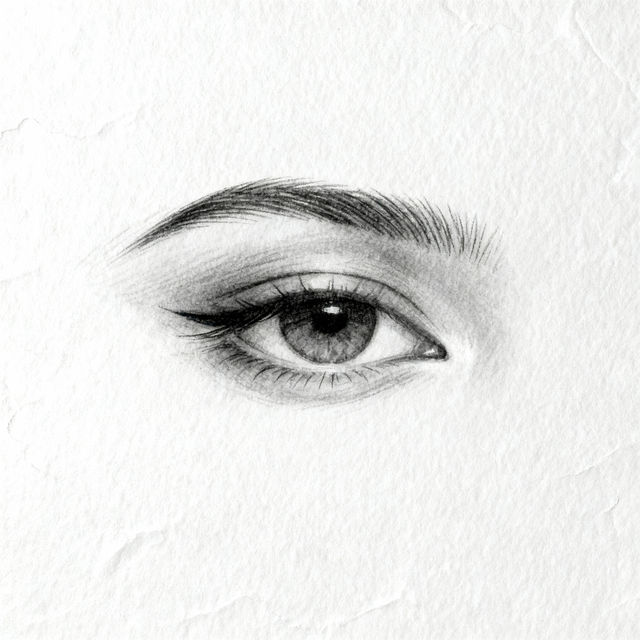 Eye Sketch Easy - Made With AI gallery