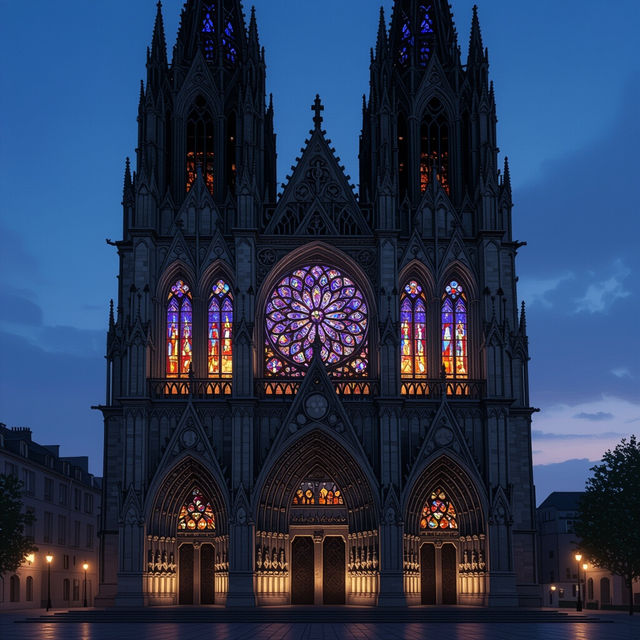 Gothic Architecture Drawings - Created with AI gallery