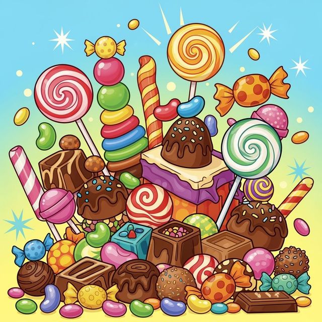 AI Candy Drawing Generator gallery