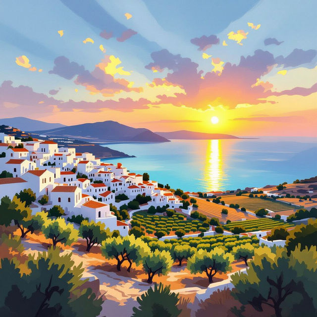 Mediterranean Wallpaper - AI Generated gallery