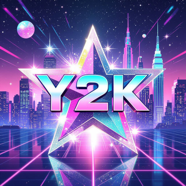 Star Wallpaper Y2k - Retro Futuristic Designs gallery