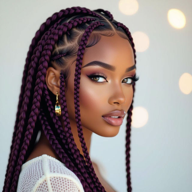 Pictures Of Knotless Braids gallery